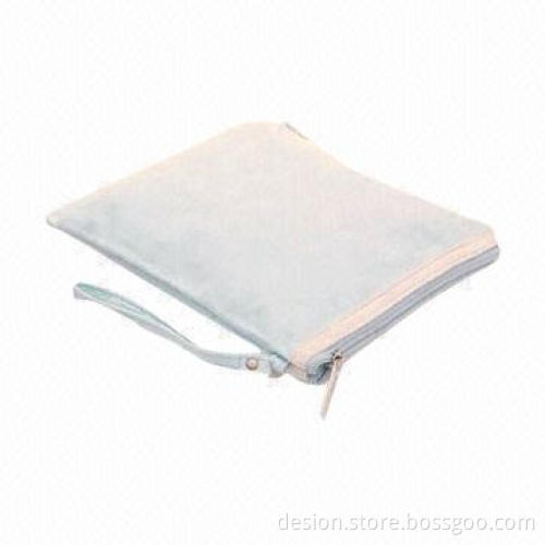 Suede Handbag/Wholesale Makeup Bag with Zipper Opening, OEM Orders Welcomed